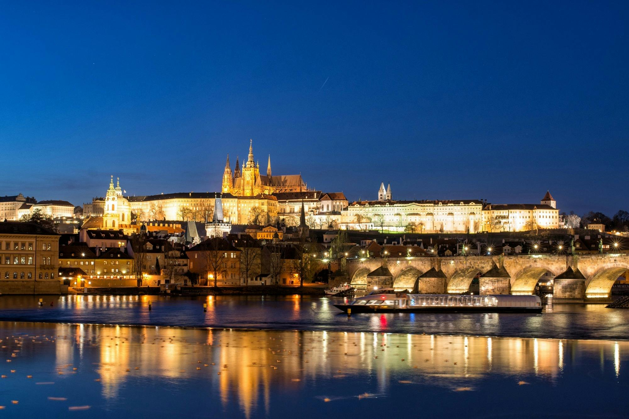 Prague: Evening Eco-Cruise + Glass of Prosecco - Photo 1 of 3